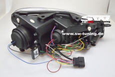 SW-DRL Scheinwerfer VW Golf 6 08-13 LED Tagfahrlicht R87 black