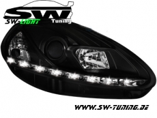 SW-Light Scheinwerfer Fiat Grande Punto 08-09 LED Standlicht LWR Black