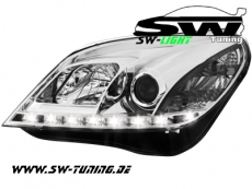 SW-Light Scheinwerfer Opel Astra H LED-Standlicht LWR chrome