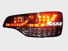 SW-Light LED Rckleuchten fr Audi Q7 Typ 4L 05-09 black