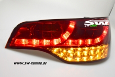 SW-Light LED Rckleuchten fr Audi Q7 Typ 4L 05-09 red/smoke