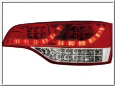SW-Light LED taillights for Audi Q7 4L 05-09 red/chrystal
