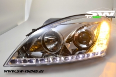 SW-Light Scheinwerfer KIA CEED 06-09 LED-Standlicht chrome
