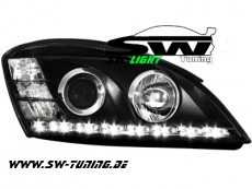 SW-Light Scheinwerfer KIA CEED 06-09 LED-Standlicht black