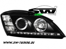 SW-Light Scheinwerfer KIA CEED 06-09 LED-Standlicht black