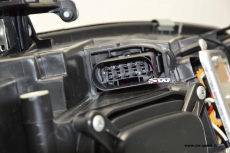 SW-DRL Scheinwerfer fr AUDI A4 B8 Typ 8K 08-11 LED-Tagfahrlicht R87 black