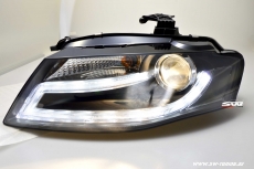 SWDRL Scheinwerfer AUDI A4 B8 Typ 8K 08-11 LED-TFL R87 black