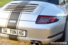 SW-Light LED taillights for Porsche 911 / 997 04-08 dark-red/smoke