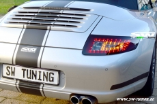 SW-Light LED taillights for Porsche 911 / 997 04-08 dark-red/smoke