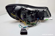 SW-Light headlights Skoda Octavia II 1Z Facelift 09-13 LED positionlight black