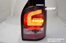 SW-Celis LED taillights VW T5 GP Facelift Type 7E 10-15 Black/clear Lightbar