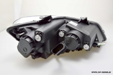 SW-Light headlights VW Polo V 6R 6C 10-17 LED U-Tube positionslight chrome