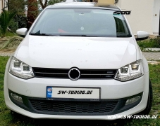 SW-Light headlights VW Polo V 6R 6C 10-17 LED U-Tube positionslight chrome