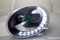 SW-DRL headlights VW Beetle 5C 12-18 LED DRL R87 Black