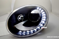 SW-DRL headlights VW Beetle 5C 12-18 LED DRL R87 Black