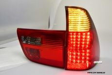 SW-Light LED Rckleuchten fr BMW X5 E53 2000-2003 red/smoke