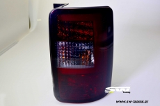 SWCeli LED taillights for VW Caddy Type 2K 03-15 red/smoke Lightbar