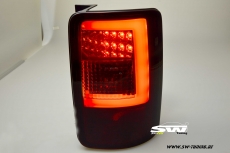 SWCeli LED taillights for VW Caddy Type 2K 03-15 red/smoke Lightbar