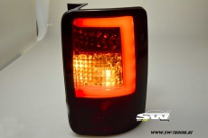 SWCeli LED taillights for VW Caddy Type 2K 03-15 red/smoke Lightbar