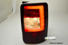 SWCeli LED taillights for VW Caddy Type 2K 03-15 red/smoke Lightbar
