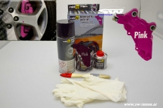 Brake caliper paint set pink 6 Piece Raid 600ml (100ml/3,75)