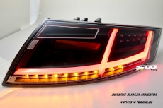 SW-Celi LED taillights for Audi TT 8J 06-14 black/clear Lightbar