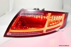 SW-Celi LED Rckleuchten fr Audi TT Typ 8J red/clear 2006-2014