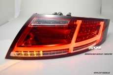 SW-Celi LED Rckleuchten fr Audi TT Typ 8J red/clear 2006-2014