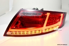SW-Celi LED Rckleuchten fr Audi TT Typ 8J red/clear 2006-2014