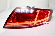 SW-Celi LED Rckleuchten fr Audi TT Typ 8J red/clear 2006-2014