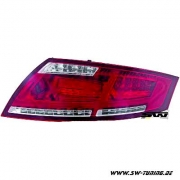 SW-Celi LED Rckleuchten fr Audi TT Typ 8J red/clear 2006-2014