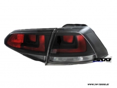 SW Rckleuchten fr VW Golf 7 Typ AU 12-16 black / RED