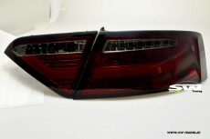 SW-Celi LED taillights for Audi  A5 Convertable 8F and Coupe 8T3 red smoke Lightbar 2doors 07-11