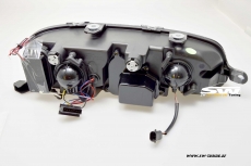 angel eye headlights for Fiat Punto type 188 99-02 2 CCFL halo rims black