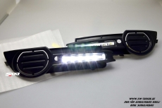 LED Tagfahrlicht fr Audi A3 8P 05-08 chrome gitter schwarz fr singelframegrill