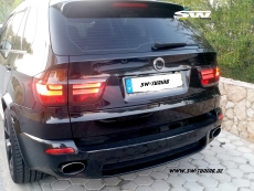 SW-Celi LED Rckleuchten BMW X5 E70 06-13 smoke Black Lightbar