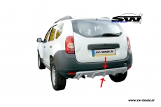 Heckstostangen Diffusor TDM-SW Design fr Dacia Duster Typ SD/SR 10-15