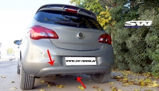 Heckdiffusor TDM fr Opel Corsa E 14-18