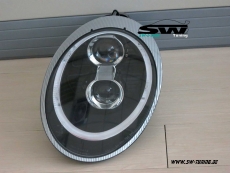 SW-Ltube Scheinwerfer fr Porsche 911 997 04-08 LED Standlicht Black
