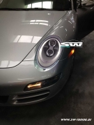 SW-Ltube Xenon Scheinwerfer fr Porsche 911 997 04-08 LED Standlicht chrom