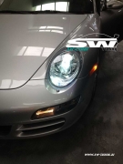 SW-Ltube Xenon Scheinwerfer fr Porsche 911 997 04-08 LED Standlicht chrom