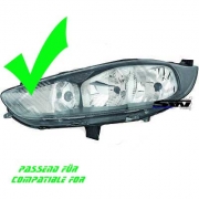 SW-DRL Scheinwerfer fr Ford Fiesta Mk7 JA8 Facelift 14-17 LED Tagfahrlicht schwarz 10Pin