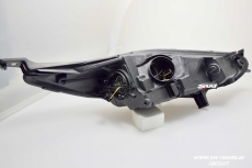 SW-DRL Scheinwerfer fr Ford Fiesta Mk7 JA8 Facelift 14-17 LED Tagfahrlicht schwarz 10Pin