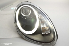 SW-Ltube Scheinwerfer fr Porsche Cayman Boxster 987 05-08 LED Standlicht Black