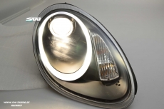 SW-Ltube Scheinwerfer fr Porsche Cayman Boxster 987 05-08 LED Standlicht Black