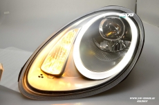 SW-Ltube Scheinwerfer fr Porsche Cayman Boxster 987 05-08 LED Standlicht chrom