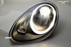 SW-Ltube Xenon Scheinwerfer fr Porsche Boxster Cayman 987 05-08 LED Standlicht Black