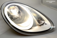 SW-Ltube Xenon Scheinwerfer fr Porsche Boxster Cayman 987 05-08 LED Standlicht chrom