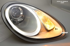 SW-Ltube Xenon Scheinwerfer fr Porsche Boxster Cayman 987 05-08 LED Standlicht chrom