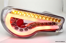 SW-Celi LED taillights for Toyota GT86 / Subaru BRZ 12-16 Lightbar chrome